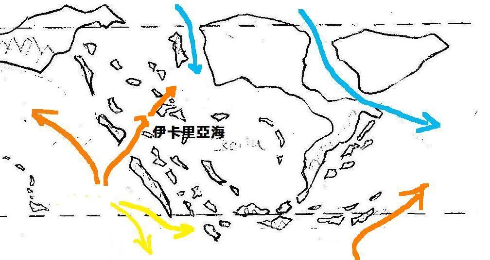 基本上地图是以真实世界为基础画出来的  伊卡里