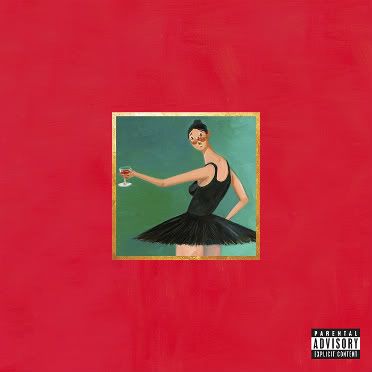Album Cover My Beautiful Dark Twisted Fantasy. Kanye West Album Cover Numero