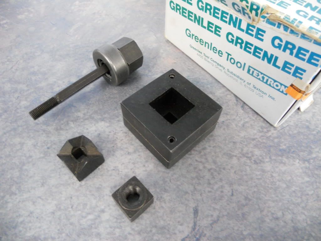 Greenlee 60259 7/8" Square Knockout Punch Unit (NIB) eBay