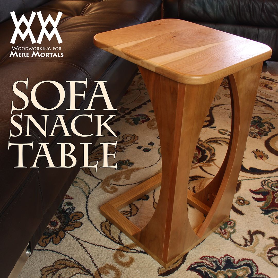 Make a sofa snack table for your living room ...