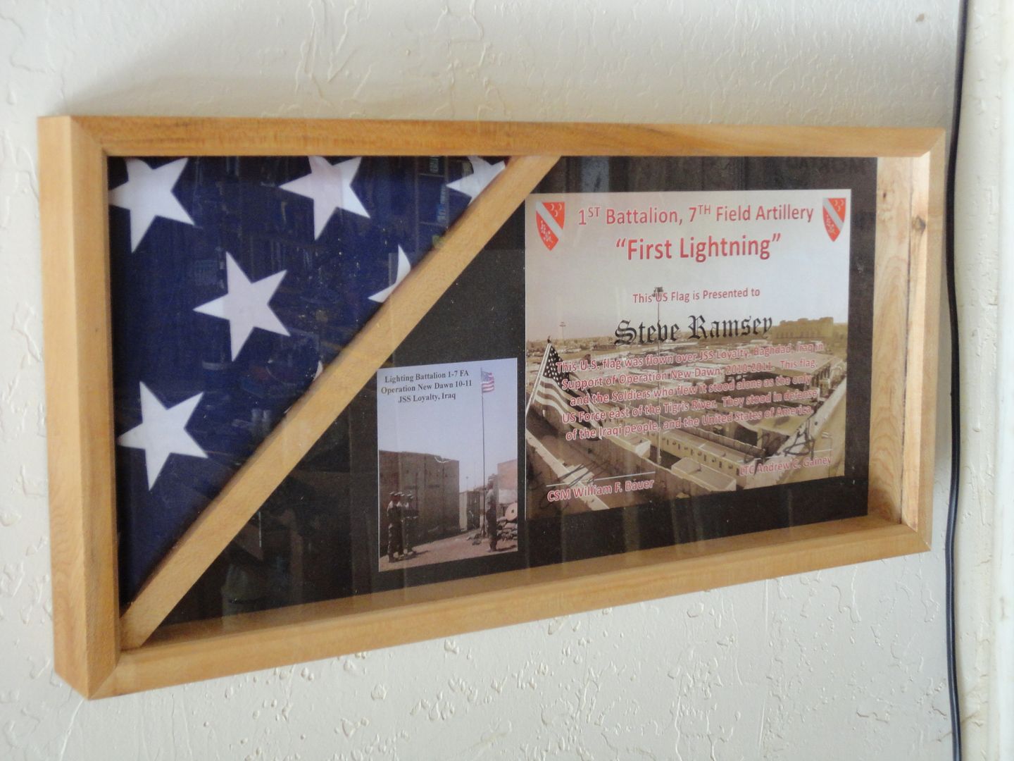 Veterans Day flag case Get Free Woodworking Plans