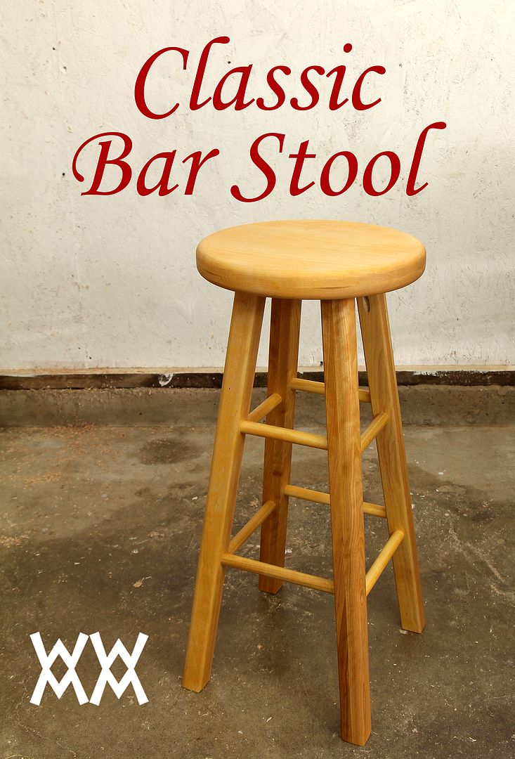 Make a wood bar stool | Woodworking for Mere Mortals