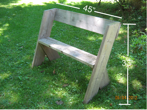 Garden Bench Plans