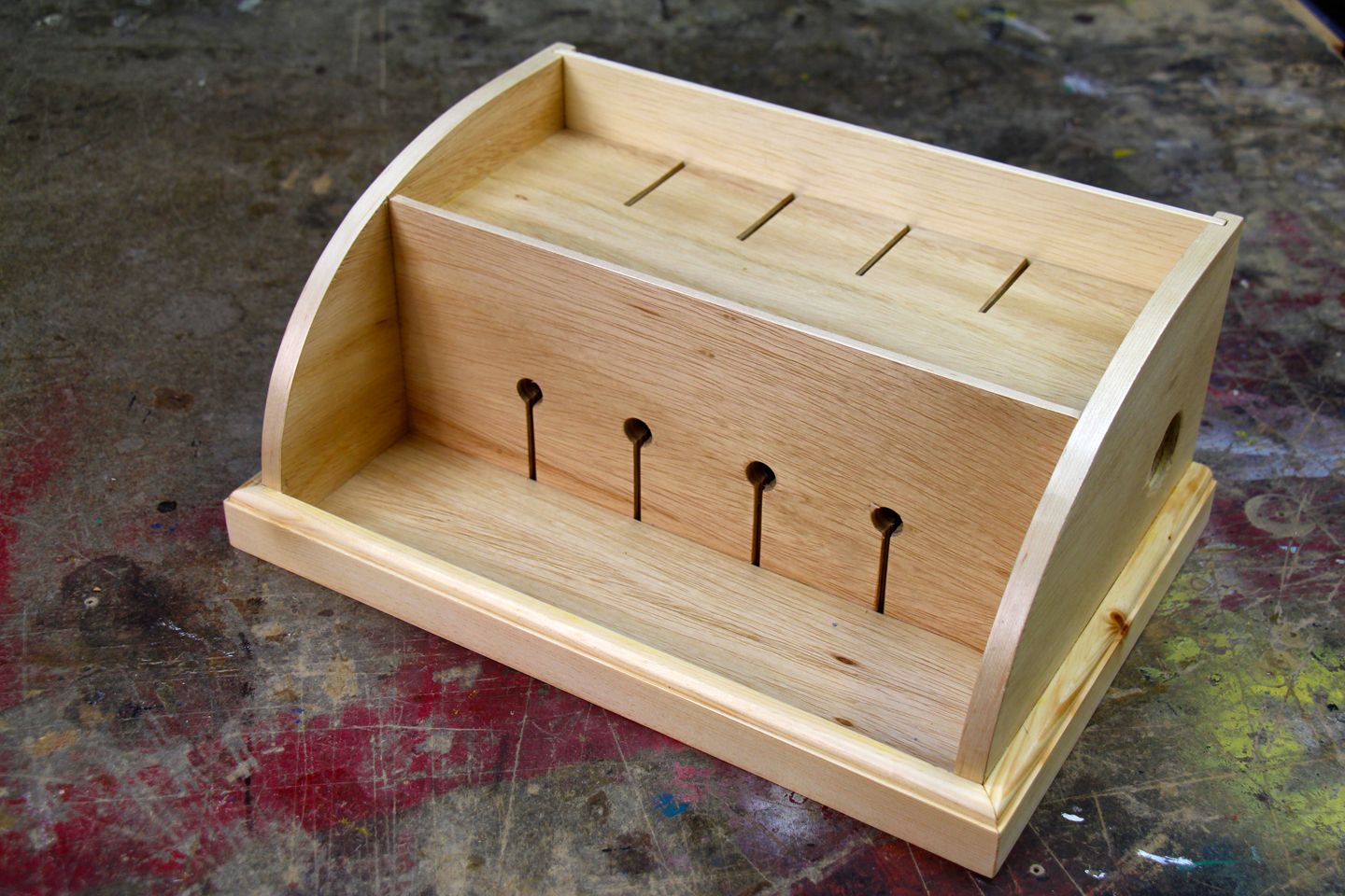 wood charging station plans