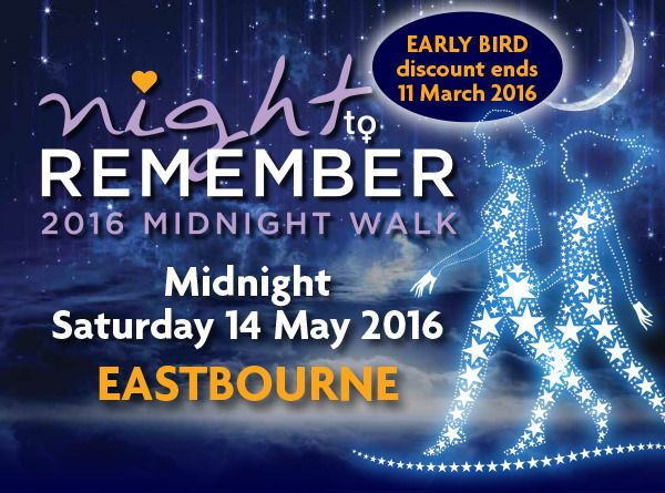 Night to Remember 2016 - Midnight Saturday 14 May 2016 EASTBOURNE- Early bird discount ends 11 March 2016