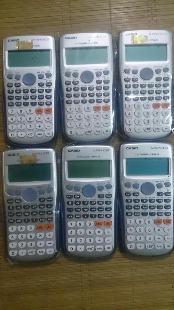 Máy tính Casio fx 570es - 570es plus cũ chính hãng của nhật cho hs-sv. - 4