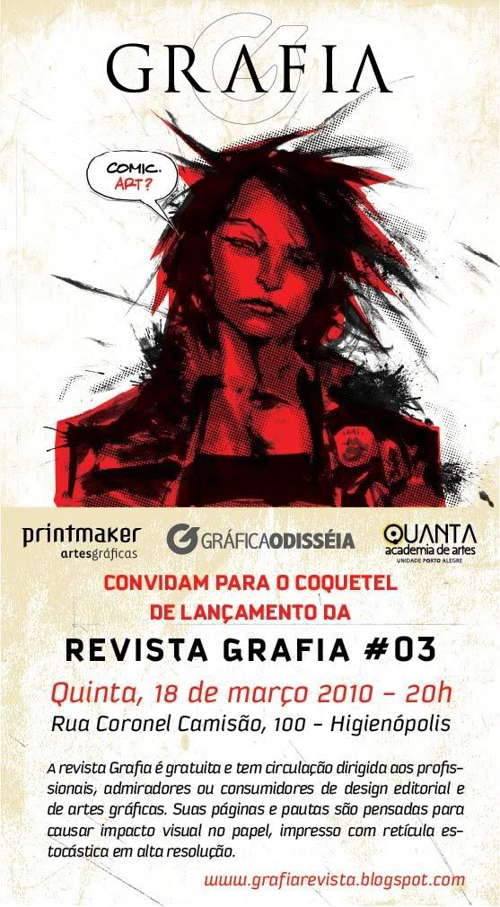 Lançamento da Revista GRAFIA na QUANTA Unidade Porto Alegre