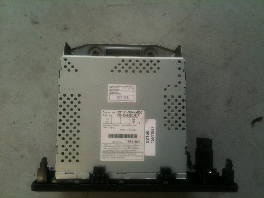 Rsx Steering wheel BlackRadio AssemblyKeyless Entry Remote & Receiver