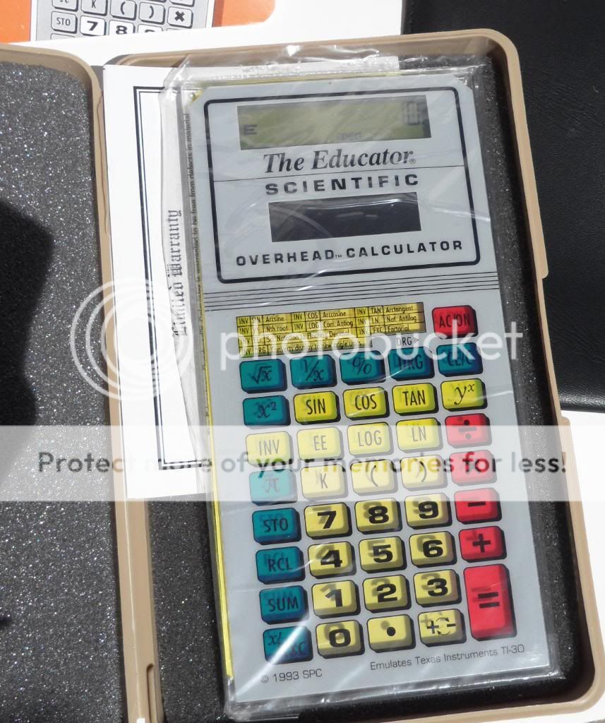 The Educator Scientific Overhead Calculator TI 30  