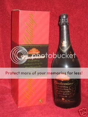 BUDWEISER 125TH ANNIVERSARY LIMITED EDITION BOTTLE RARE  