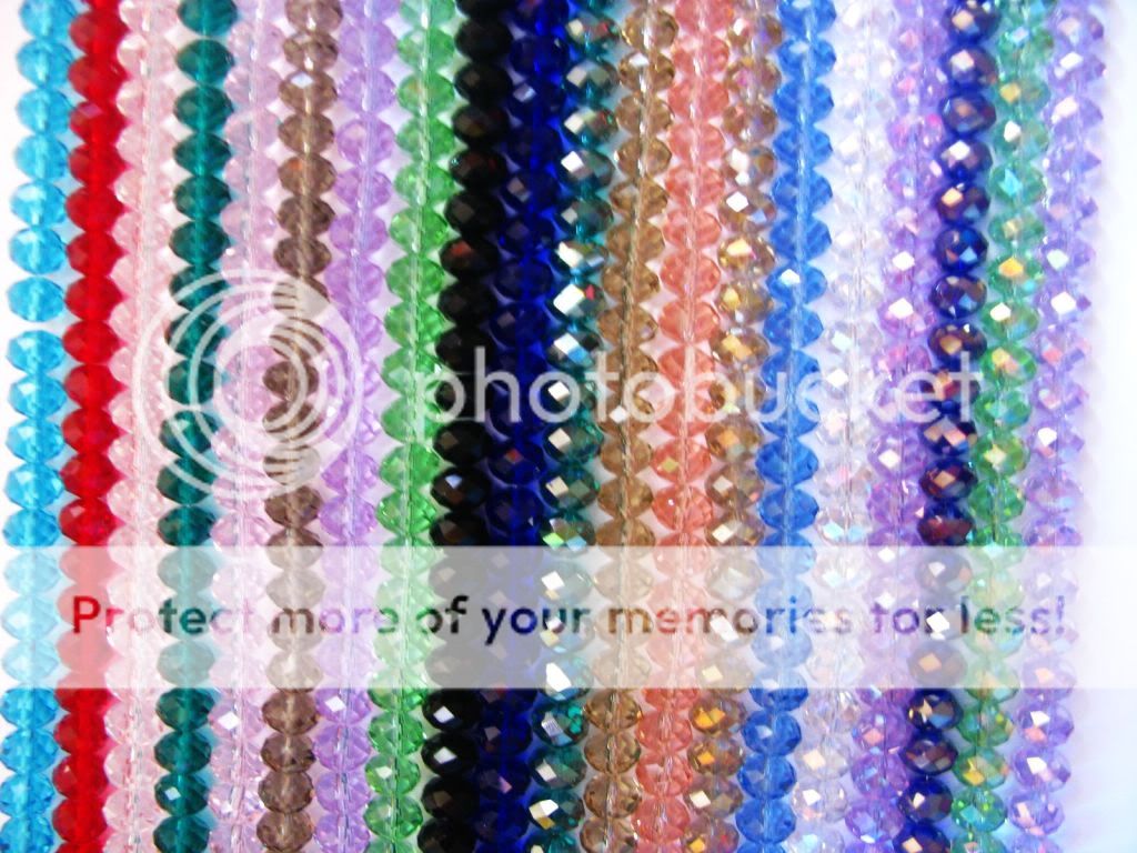 Wholesale Crystal Glass Rondelle Beads 10mm 720pcs  