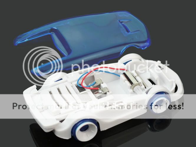 Kid Creative Design Salt Water Magic Power Toy Car DIY Assembled Novelty Child