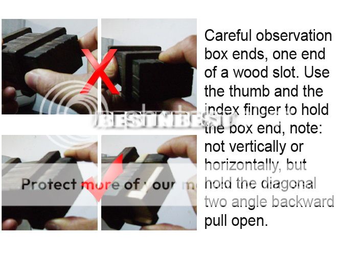 Magic Puzzle Box Wooden Secret Mini Compartment Gift Intelligence Brain Teaser