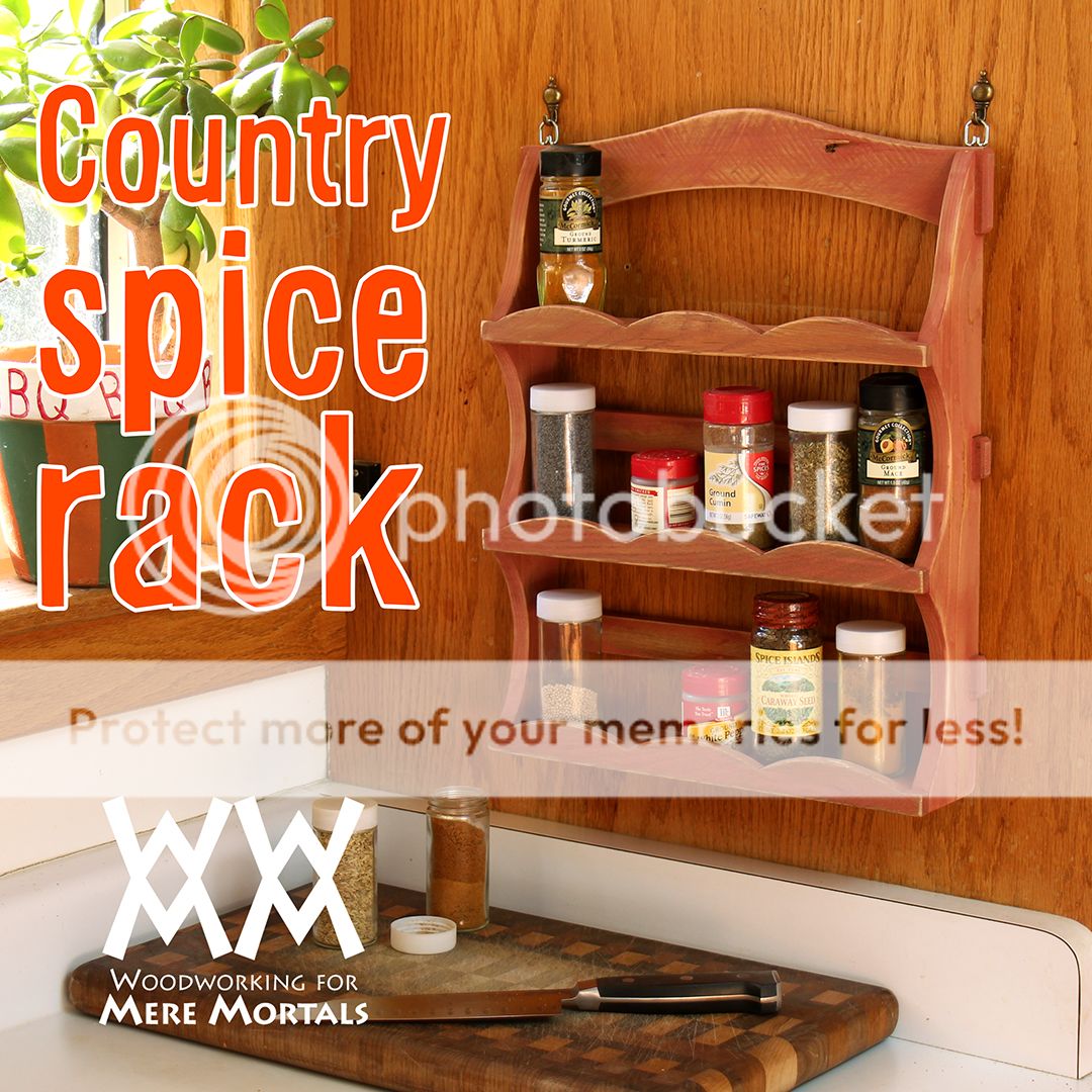 Make a country charm spice rack. Great pallet wood or ...