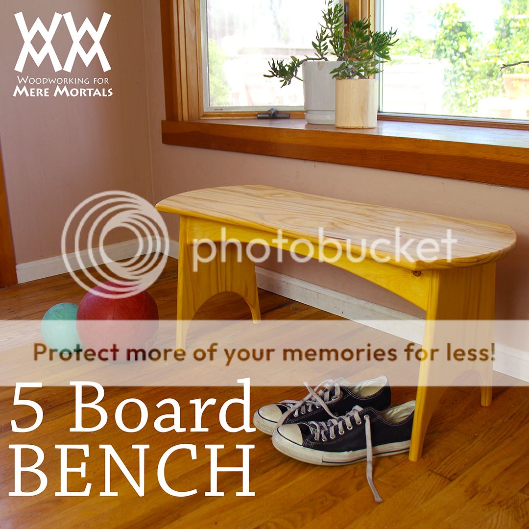 Make a 5-board bench Woodworking for Mere Mortals