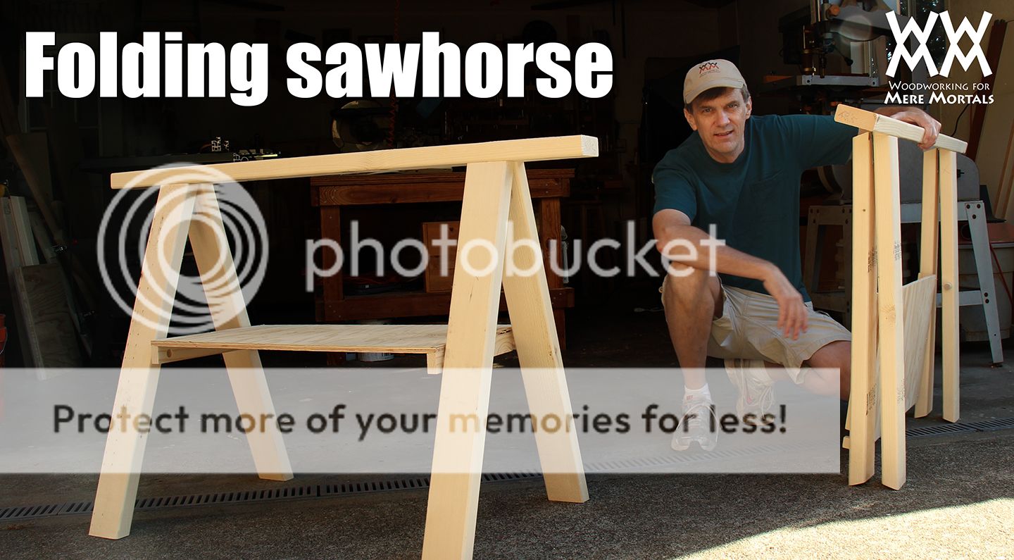 building a folding sawhorse