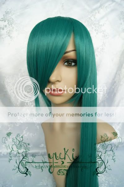 Higurashi no Naku Koro ni Shion Sonozaki Cosplay Wig green party 